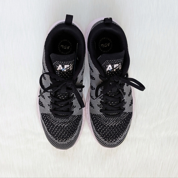 APL Techloom Pro Sneakers In Black / Bleached Pink Size 8.5 - Picture 13 of 16